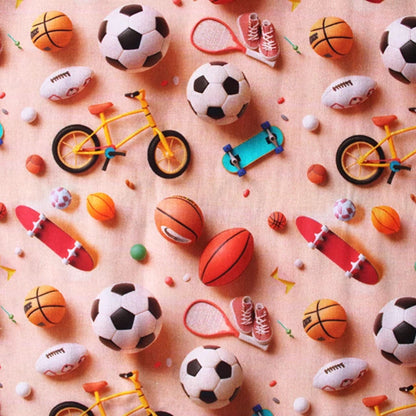 Sports Printed 3D Cotton Fabric