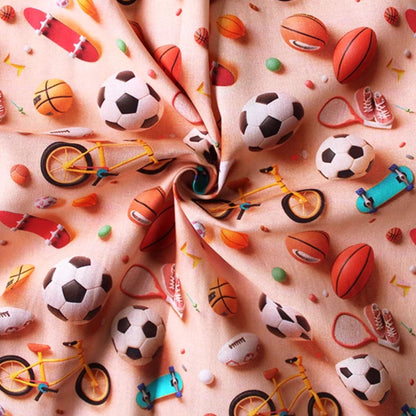 Sports Printed 3D Cotton Fabric