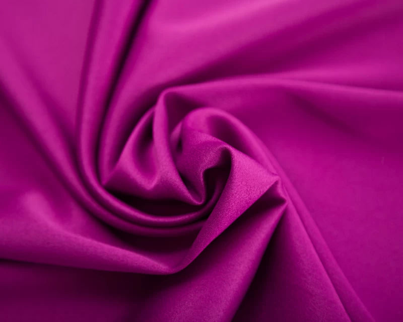 Satin Back Crepe 100% Polyester Fabric - Various Colours