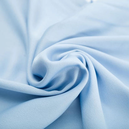 Satin Back Crepe 100% Polyester Fabric - Various Colours